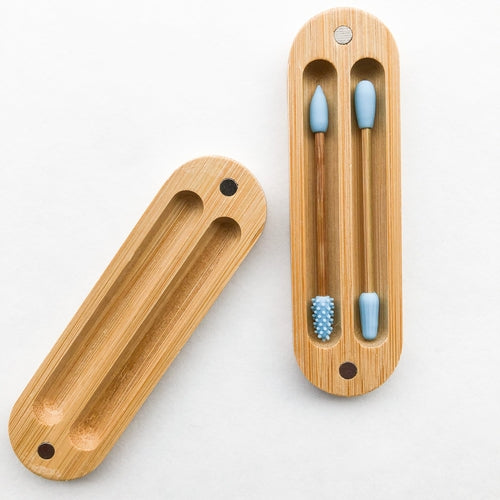Reusable Bamboo Silicon Q-Tips