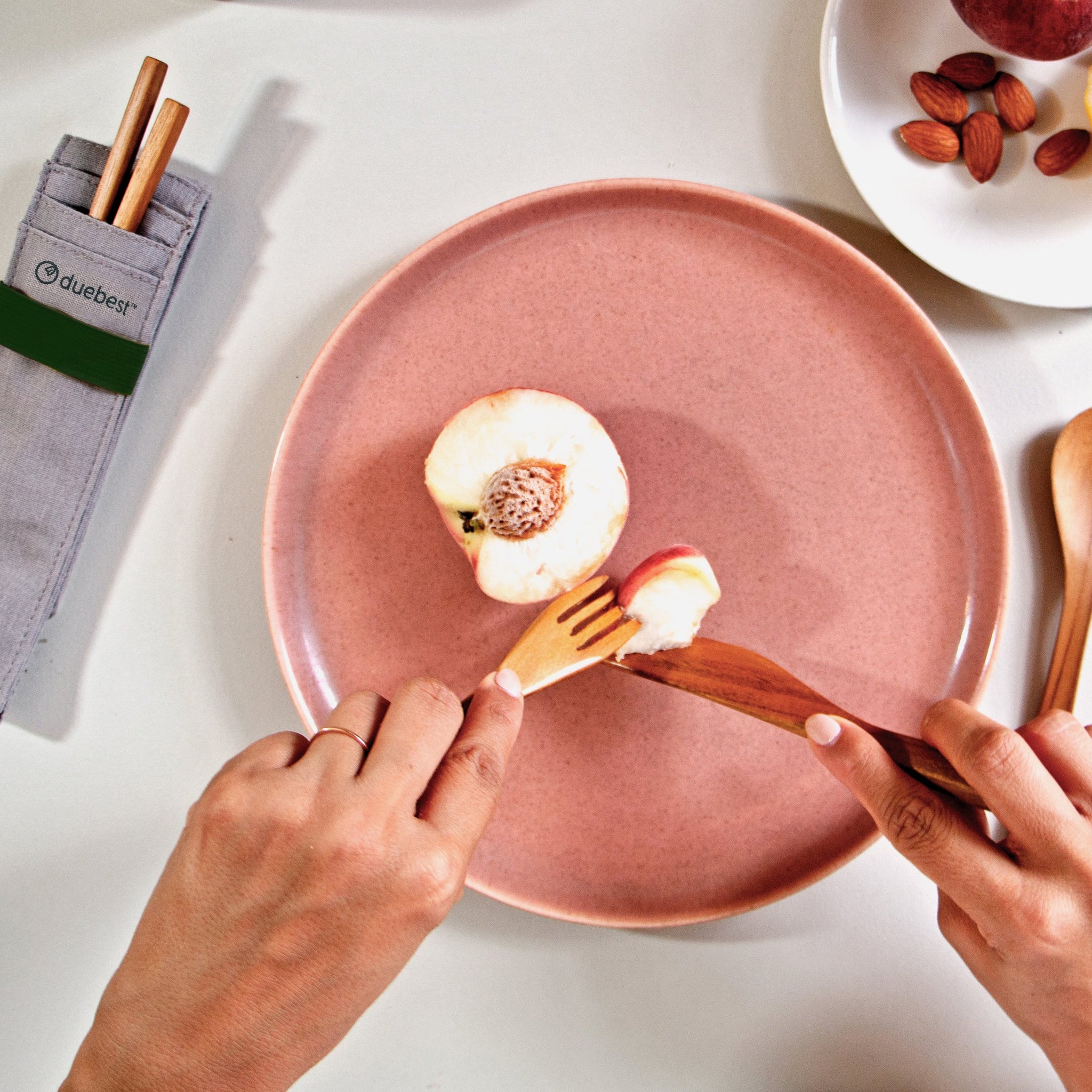 Reusable Wooden Cutlery Set