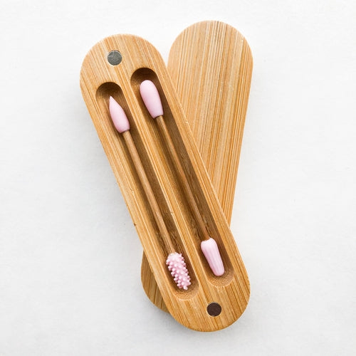 Reusable Bamboo Silicon Q-Tips