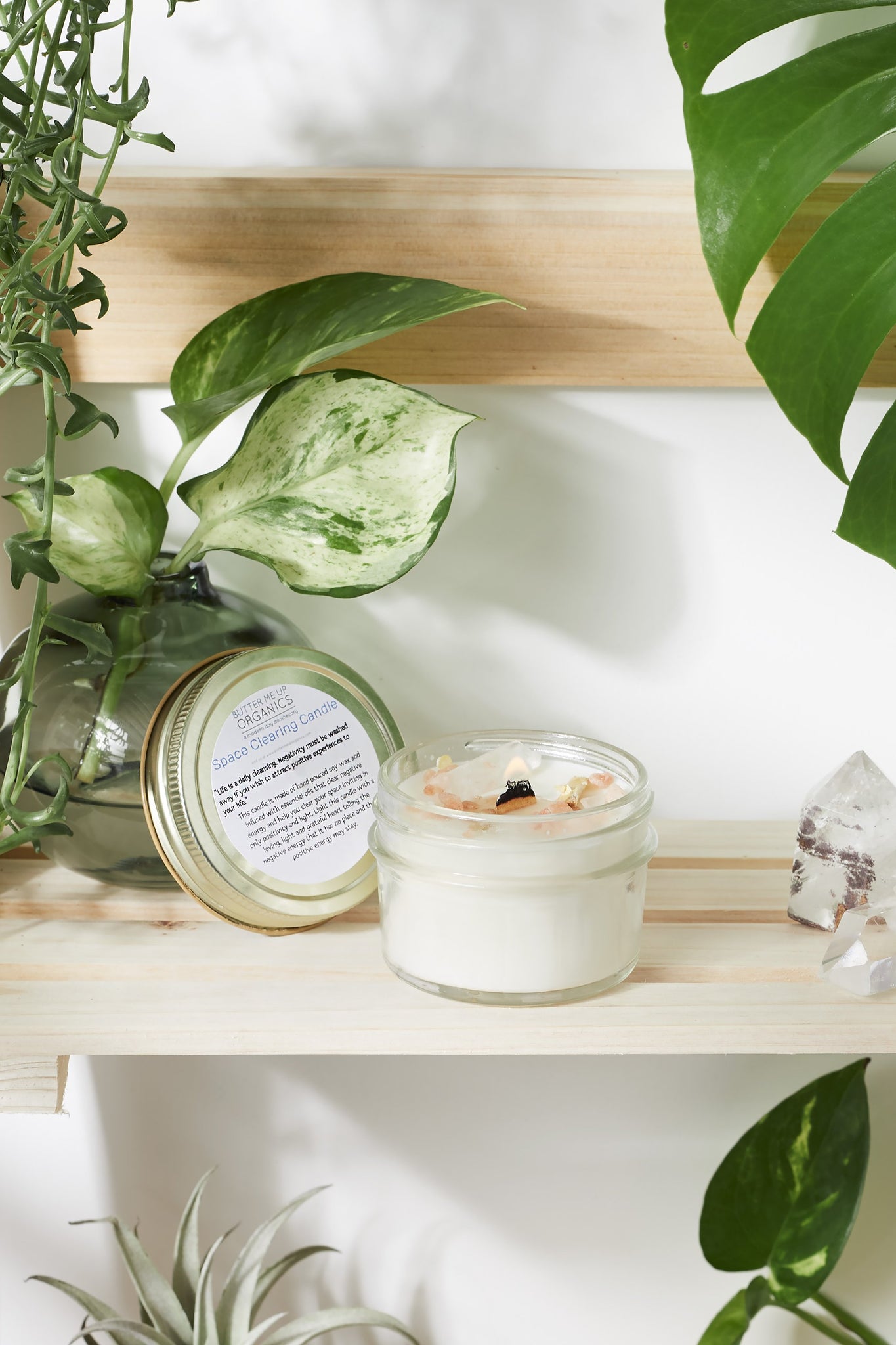Organic Soy Space Clearing Candle
