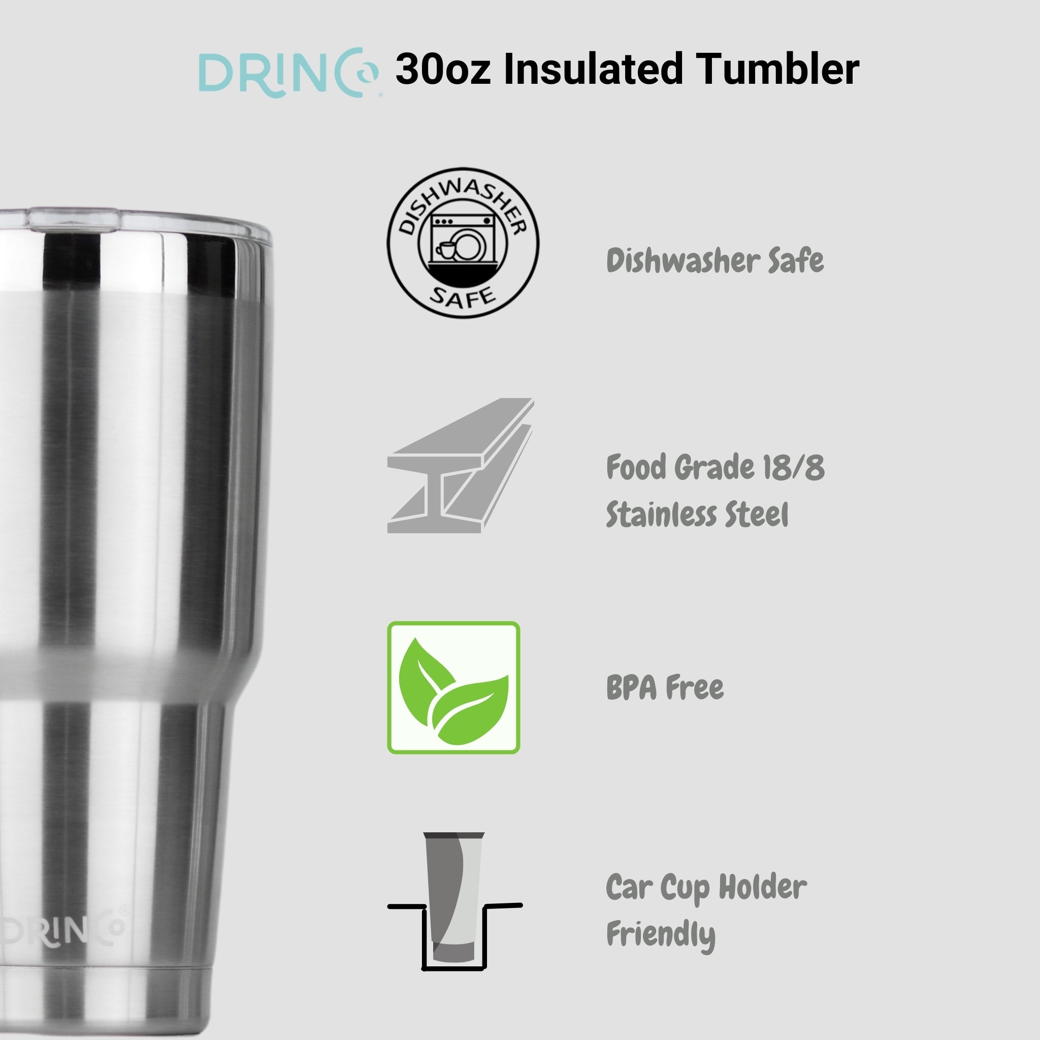 Spill Proof Insulated Tumbler