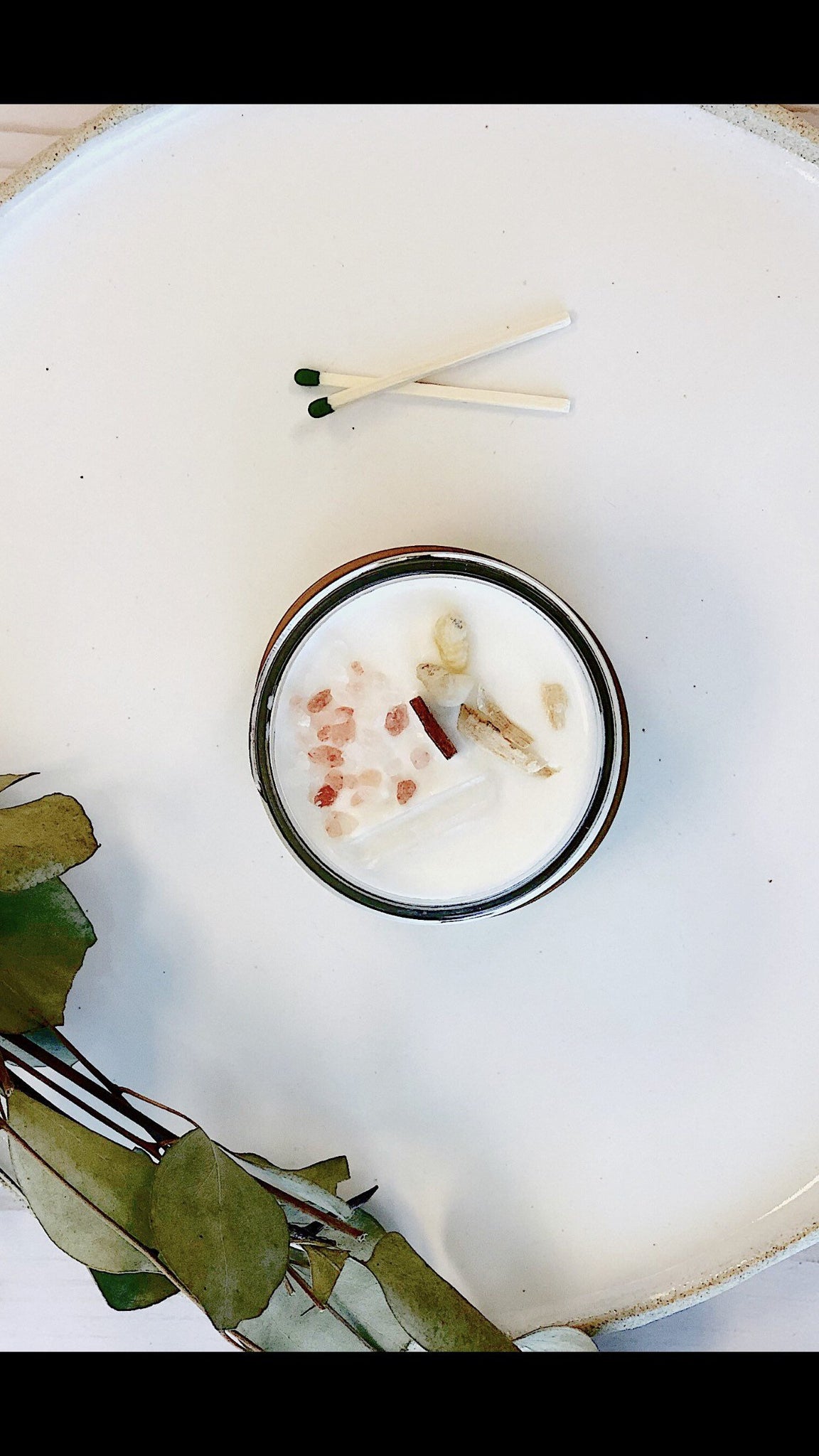 Organic Soy Space Clearing Candle