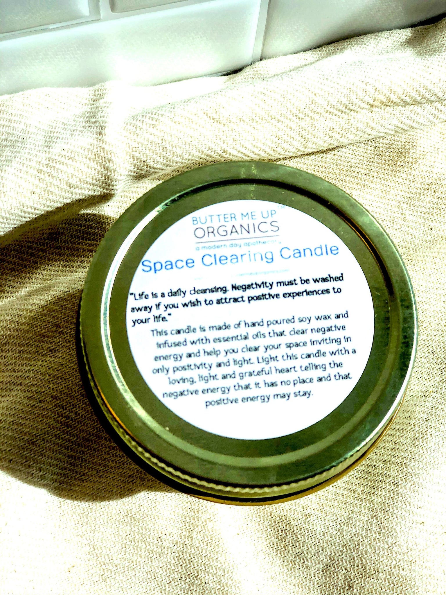 Organic Soy Space Clearing Candle