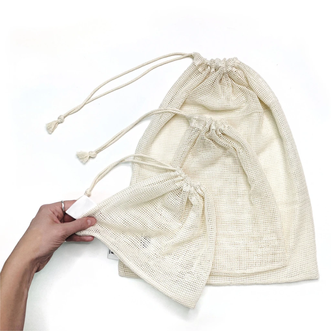 Cotton Mesh Bag Set